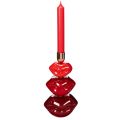 Porta-velas em formato de