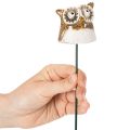 Coruja decorativa de cerâmica para plantas, 26 cm, 2 peças. | Floristik24.pt
