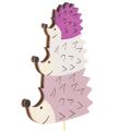 Estacas decorativas para jardim - Família de ouriços coloridos - 34 cm, 12 peças | Floristik24.pt