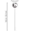 Estaca decorativa, animais da floresta, veado e pinheiro, 100 cm | Floristik24.pt