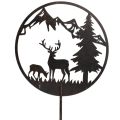 Estaca decorativa, animais da