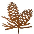Floristik24 Decoração de pinha em metal, com motivo de pinha, 96 cm