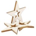 Floristik24 Estrela para decoração com glitter 4cm 72pcs