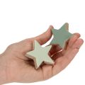 Conjunto de estrelas de madeira para decoração de mesa e peitoril de janela, 5 cm, 9 peças | Floristik24.pt