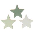 Conjunto de estrelas de madeira para decoração de mesa e peitoril de janela, 5 cm, 9 peças | Floristik24.pt