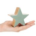 Conjunto de 3 Estatuetas Decorativas em Formato de Estrela para Mesa, 10cm | Floristik24.pt