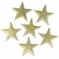 Floristik24 Estrelas Déco ouro 4cm 12pcs