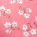 Floristik24 Tecido decorativo com flores rosa 30cm x 3m