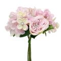 Floristik24 Bouquet de rosa com pérolas 29cm