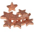 Floristik24 Decoração dispersa estrelas de Natal estrelas espalhadas rosa Ø4/5cm 40 unidades