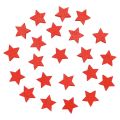 Floristik24 Decoração dispersa estrelas de Natal estrelas vermelhas de madeira Ø1,5cm 300 unidades