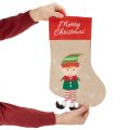 Meia de Natal com motivo para pendurar, 50 cm, 3 peças | Floristik24.pt
