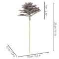 Conjunto de 6 flores artificiais de cera suculentas para decoração, 10 cm. | Floristik24.pt
