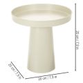 Bandeja de apoio, prato decorativo para velas e estatuetas, 20 cm | Floristik24.pt