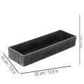 Bandeja retangular com alças, bandeja decorativa para mesa, 32 cm | Floristik24.pt