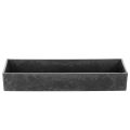 Bandeja retangular com alças, bandeja decorativa para mesa, 32 cm | Floristik24.pt