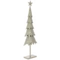Floristik24 Árvore de Natal decorativa com estrela e suporte, enfeite festivo para mesa, 74 cm