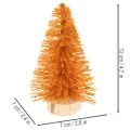 Árvore de Natal artificial em miniatura para decoração de mesa, 12 cm, 6 peças | Floristik24.pt