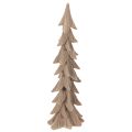 Floristik24 Pequena árvore de Natal decorativa flocada, para decoração de mesa, 44 cm