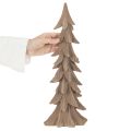 Pequena árvore de Natal decorativa flocada, para decoração de mesa, 44 cm | Floristik24.pt