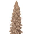 Árvore de Natal decorativa com revestimento floculado para decoração de inverno, 34 cm | Floristik24.pt