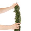 Guirlanda artificial de pinheiro, verde, para decoração festiva, 180 cm | Floristik24.pt