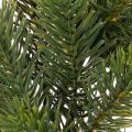 Guirlanda artificial de pinheiro verde para decoração de porta, 35 cm | Floristik24.pt