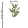 Ramo de pinheiro artificial, decoração festiva para janela, 50 cm, 3 peças | Floristik24.pt