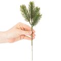 Ramo de pinheiro artificial verde para decoração de inverno, 25 cm, 24 peças | Floristik24.pt