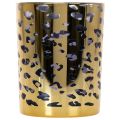 Porta-velas de vidro com