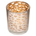 Porta-velas de vidro com