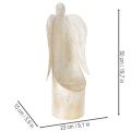 Castiçal em forma de anjo, dourado, para decoração de mesa, 50 cm | Floristik24.pt