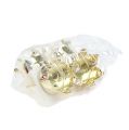 Suporte de luz de chá coroa ouro Ø4.8cm 4pcs | Floristik24.pt