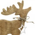 Floristik24 Decoração de mesa decoração de natal veado decoração de madeira rena rena H33cm
