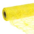 Floristik24 Caminho de mesa Sizotwist Amarelo 30cm 5m