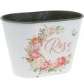 Floristik24 Floreira, vaso decorativo rosas, floreira C19cm A12,5cm