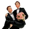 Floristik24 Figura de bolo casal masculino 13,5 cm