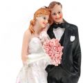 Floristik24 Figura de bolo noiva e noivo 13cm