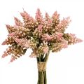 Floristik24 Jacinto de uva jacinto artificial rosa 28 cm 12 unidades em cacho