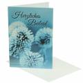 Floristik24 Cartão de luto &quot;Sentidas condolências&quot; com envelope 1p