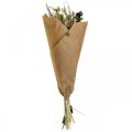 Bouquet seco de cardo eucalipto prata seca 64cm