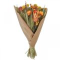 Floristik24 Ramo de flores secas Ramo de flores de campo Laranja A50cm 300g