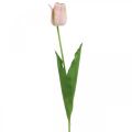 Floristik24 Flor de haste rosa artificial de tulipa H67cm