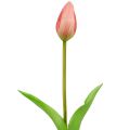 Floristik24 Gola de tulipa rosa toque real