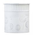 Floristik24 Vaso de flores de dente de leão branco Ø9,5cm Alt.11cm
