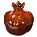 Floristik24 Decoração de romã em cerâmica, brilhante, 14 cm