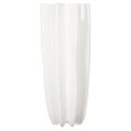 Vaso de flores canelado moderno decorativo de 38 cm | Floristik24.pt