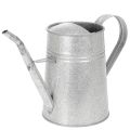 Floristik24 Regador decorativo galvanizado, de metal, cinza, com visual vintage, 1,7L, 23cm de altura, para arranjos florais e vasos com estilo.