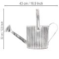 Vaso vintage Ø17cm, regador decorativo, vaso de metal estilo shabby chic | Floristik24.pt
