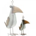 Floristik24 Pássaro de metal, corvo decorativo, decoração de metal, decoração de jardim 24,5 cm